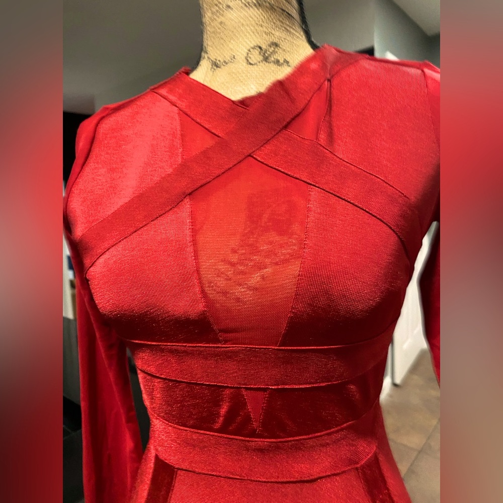 Fashion Nova midi bodycon dress size small